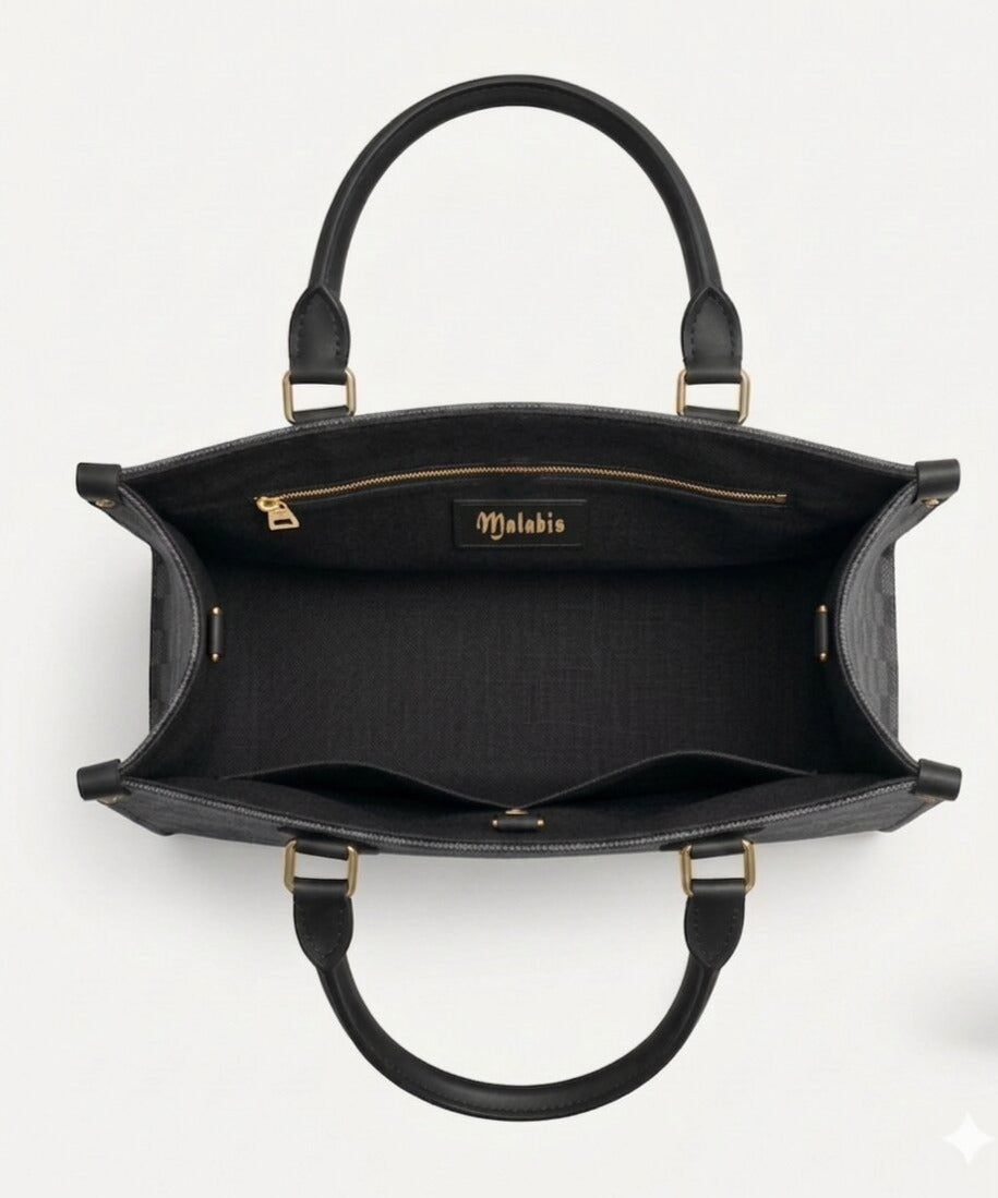Malabis.bags Jacquard Tote Bag – Statement Everyday Carry