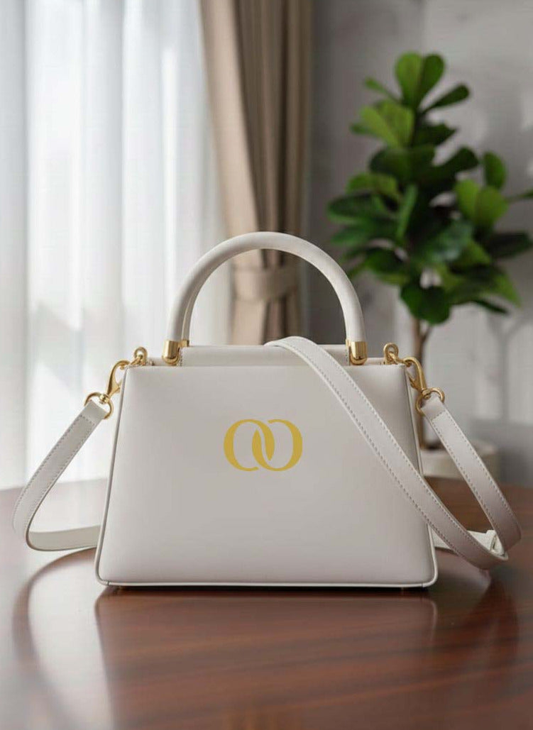 Malabis Luxe Structured Top Handle Sling Bag for Women