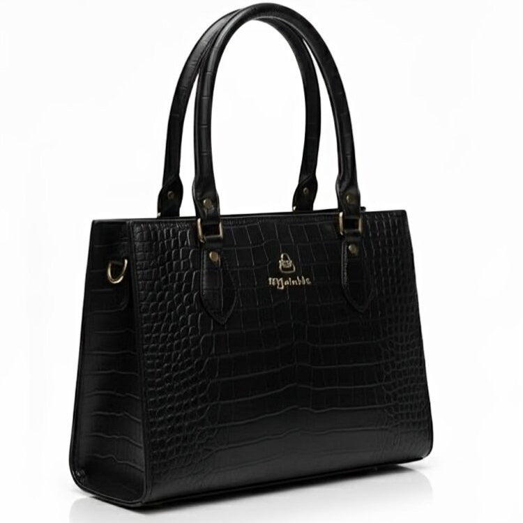 Malabis.Bags Croc-Textured Handbag