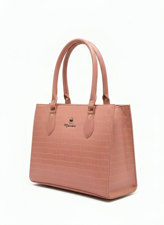 Malabis.Bags Croc-Textured Handbag