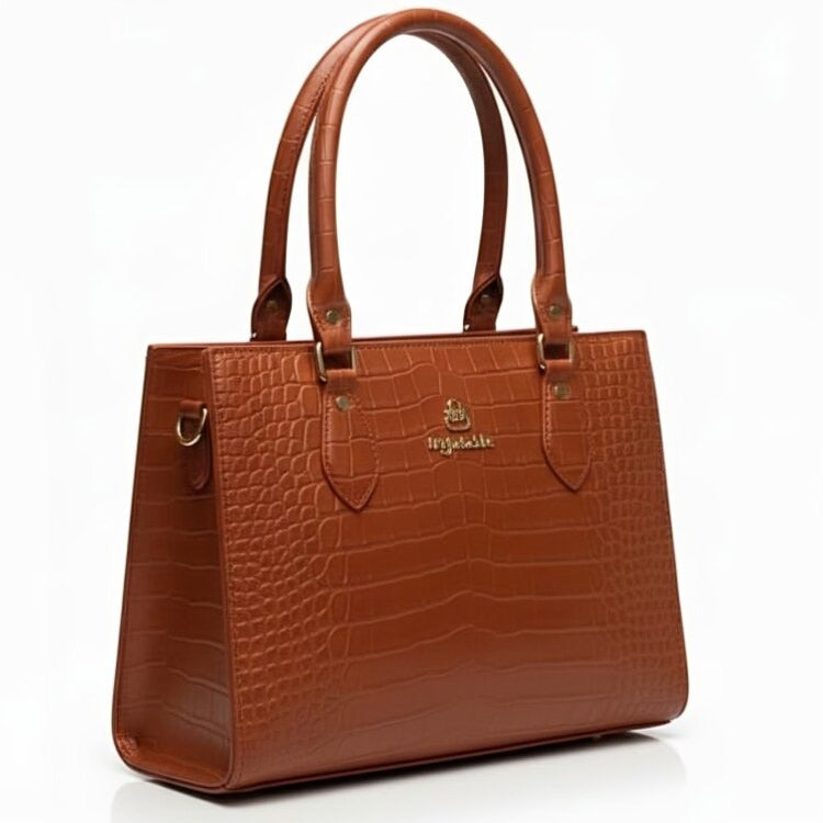 Malabis.Bags Croc-Textured Handbag