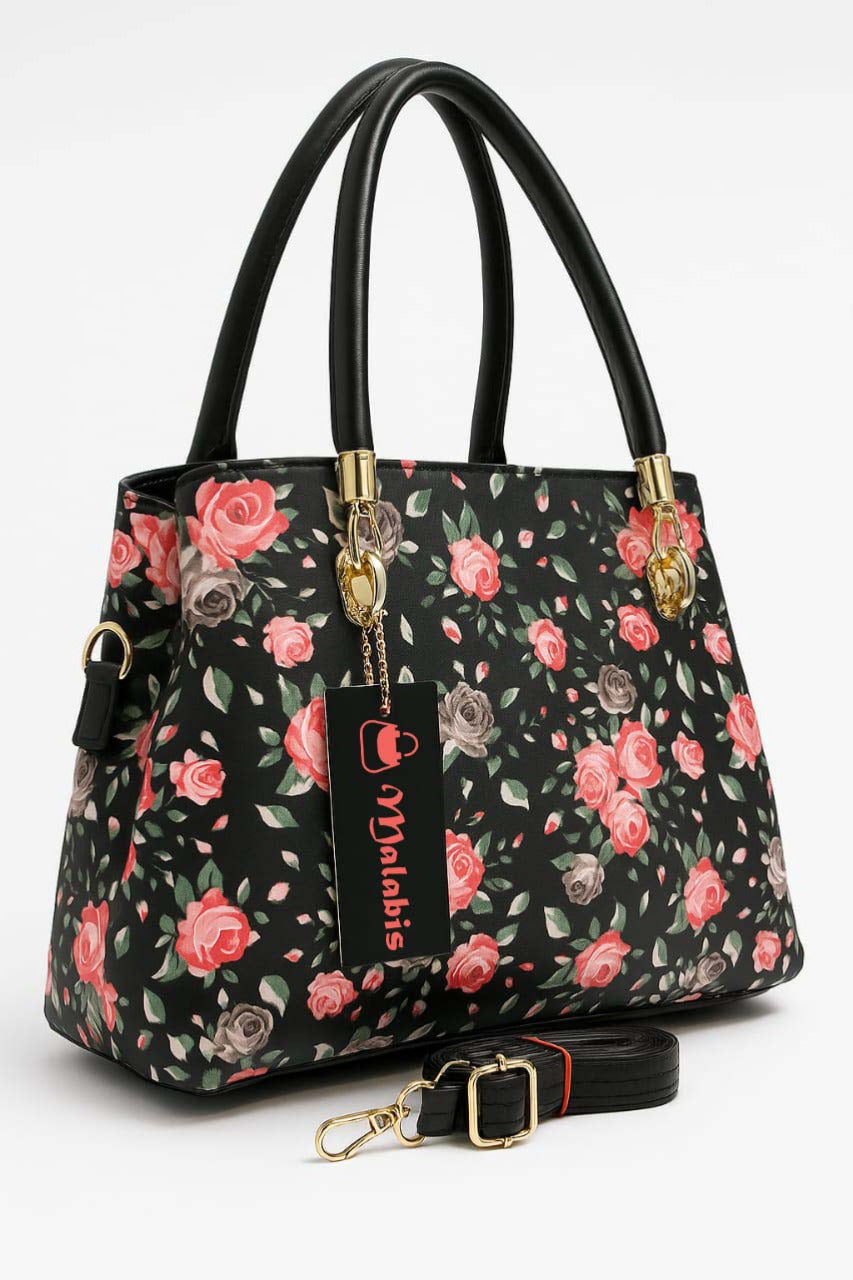 Malabis.Bags Floral Print Handbag for Women