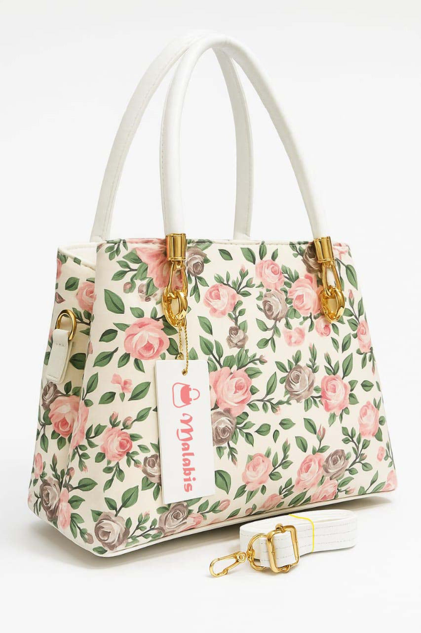 Malabis.Bags Floral Print Handbag for Women