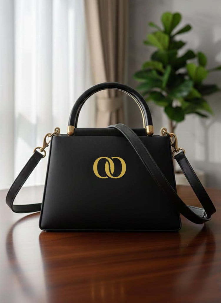Malabis Luxe Structured Top Handle Sling Bag for Women