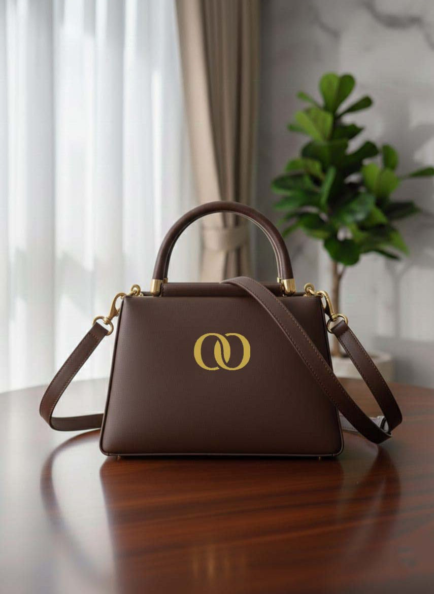 Malabis Luxe Structured Top Handle Sling Bag for Women