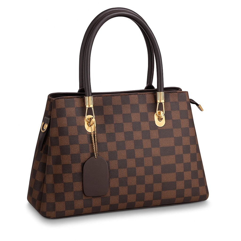Malabis.bags Checkered Handbag – Structured Everyday Elegance