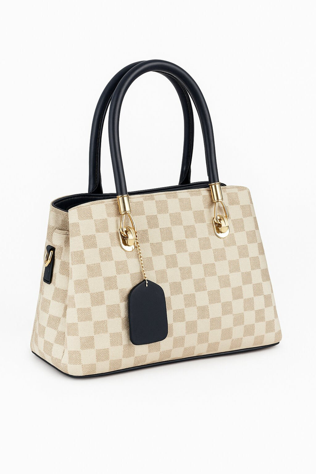 Malabis.bags Checkered Handbag – Structured Everyday Elegance