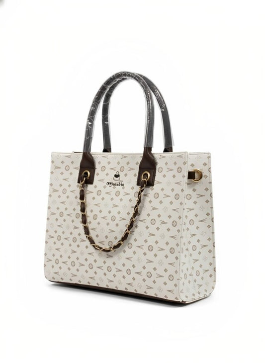 Malabis.bags Monogram Chain Tote – Elevated Everyday Carry
