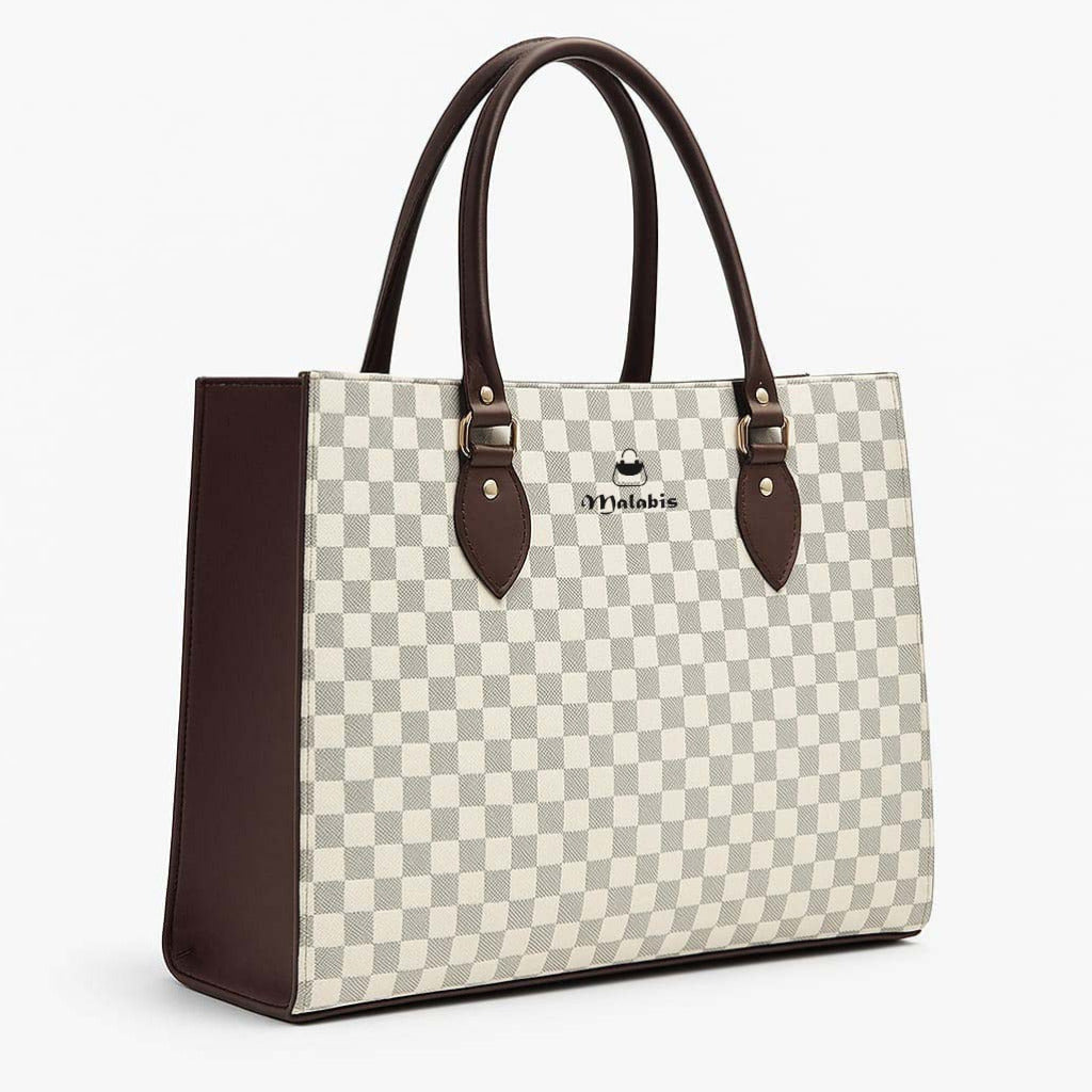 Malabis.bags Classic Check Tote Bag |